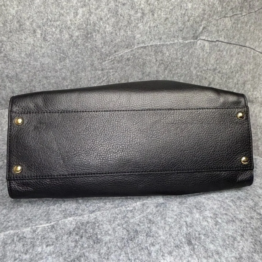 Michael Kors Black Hamilton Soft‎ Pebble Leather Bag - Picture 5 of 11